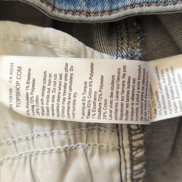 Topshop Jamie Ripped Knees Medium Wash Jeans Size 30 x 32 - Picture 11 of 12